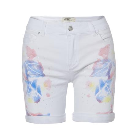 KOROSHI KOROSHI Jeans hemelsblauw / limoen / oudroze / white denim