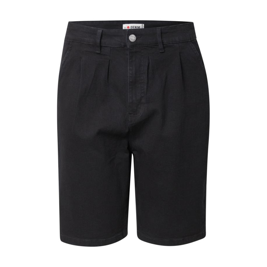 Denim Project Denim Project Bandplooi jeans zwart -