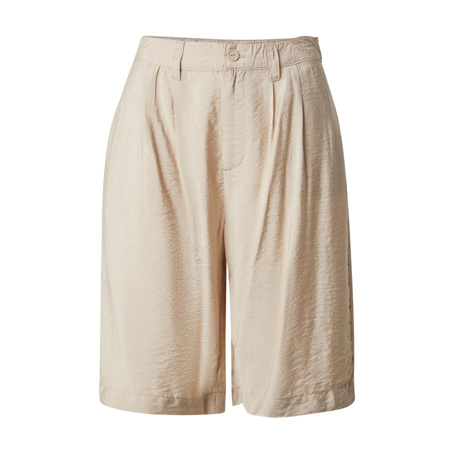 QS QS Bandplooibroek lichtbeige -