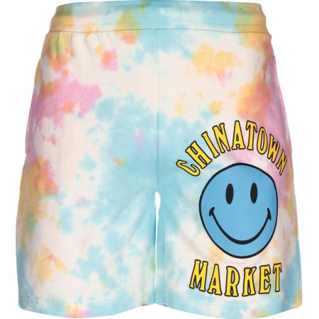 MARKET Broek Market Smiley Multi Tie Dye Chinatown lichtblauw / geel / oranje / pink / wit