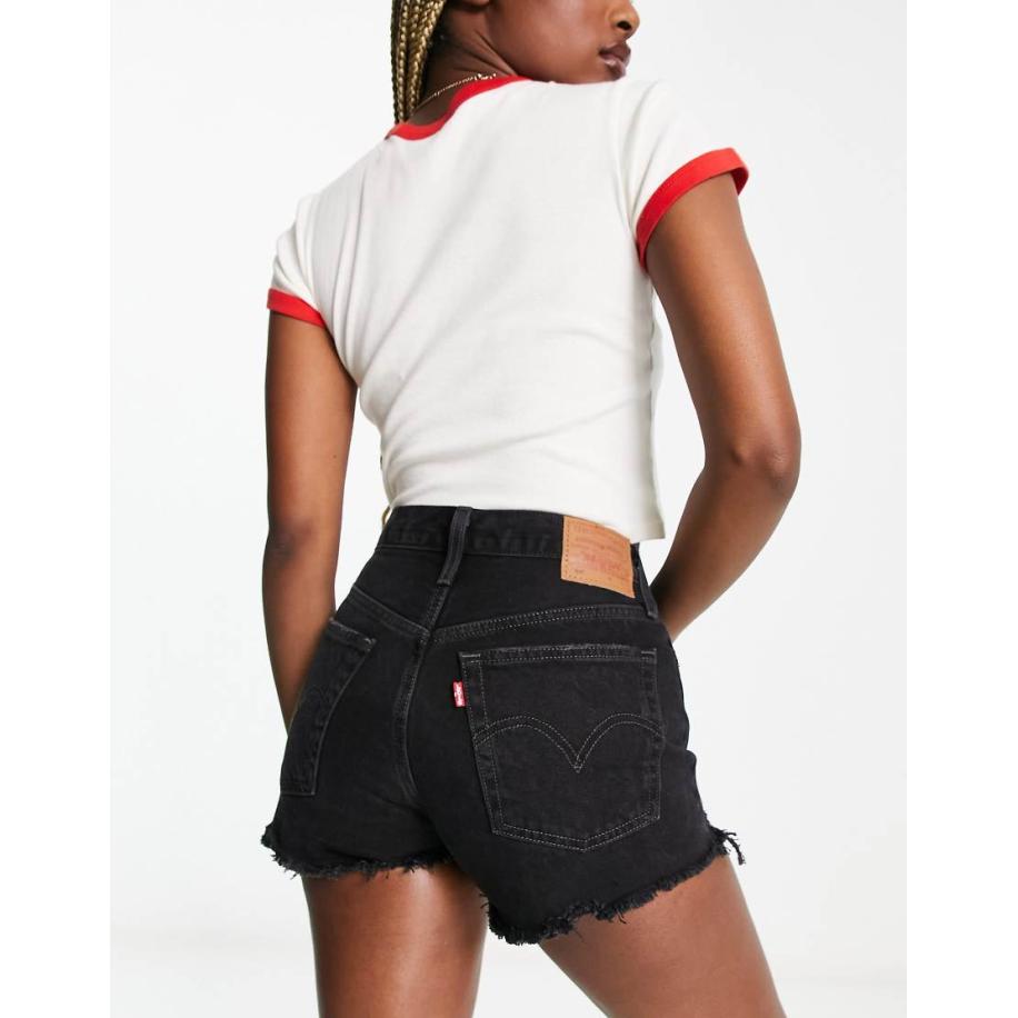 Levi's 501 Original Short in zwart Zwart