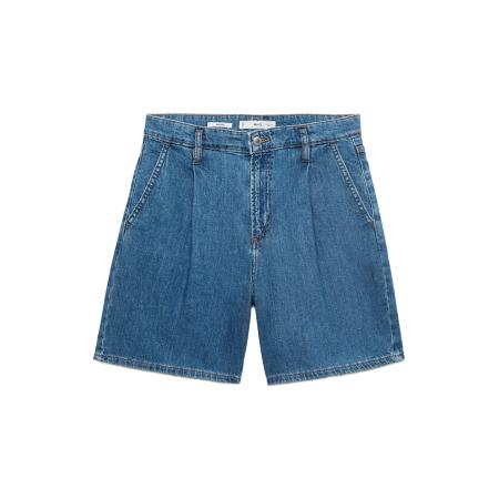 Mango MANGO Bandplooi jeans MARINA blauw denim
