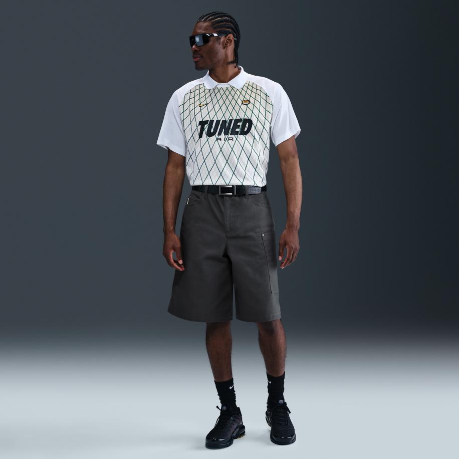 Nike Life grote canvasshorts voor heren - Grijs Grijs