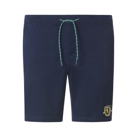 Charles Colby Vrijetijdsshort donkerblauw, Effen