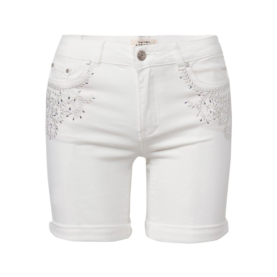 KOROSHI KOROSHI Jeans nude / zilver / wit -