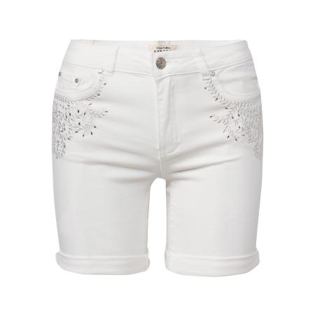 KOROSHI KOROSHI Jeans nude / zilver / wit