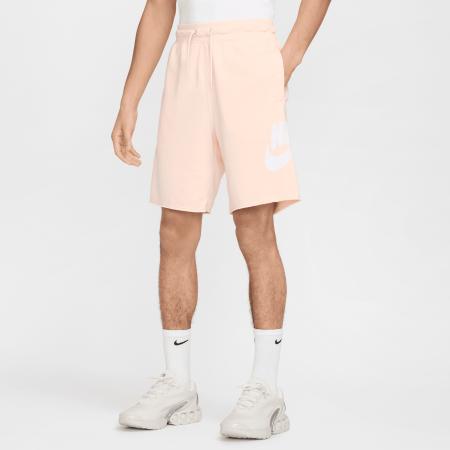 Nike Club Alumni herenshorts van sweatstof - Roze