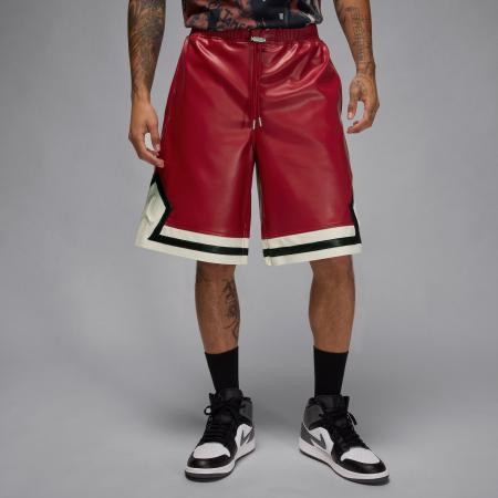 Air Jordan shorts van imitatieleer voor heren - Rood