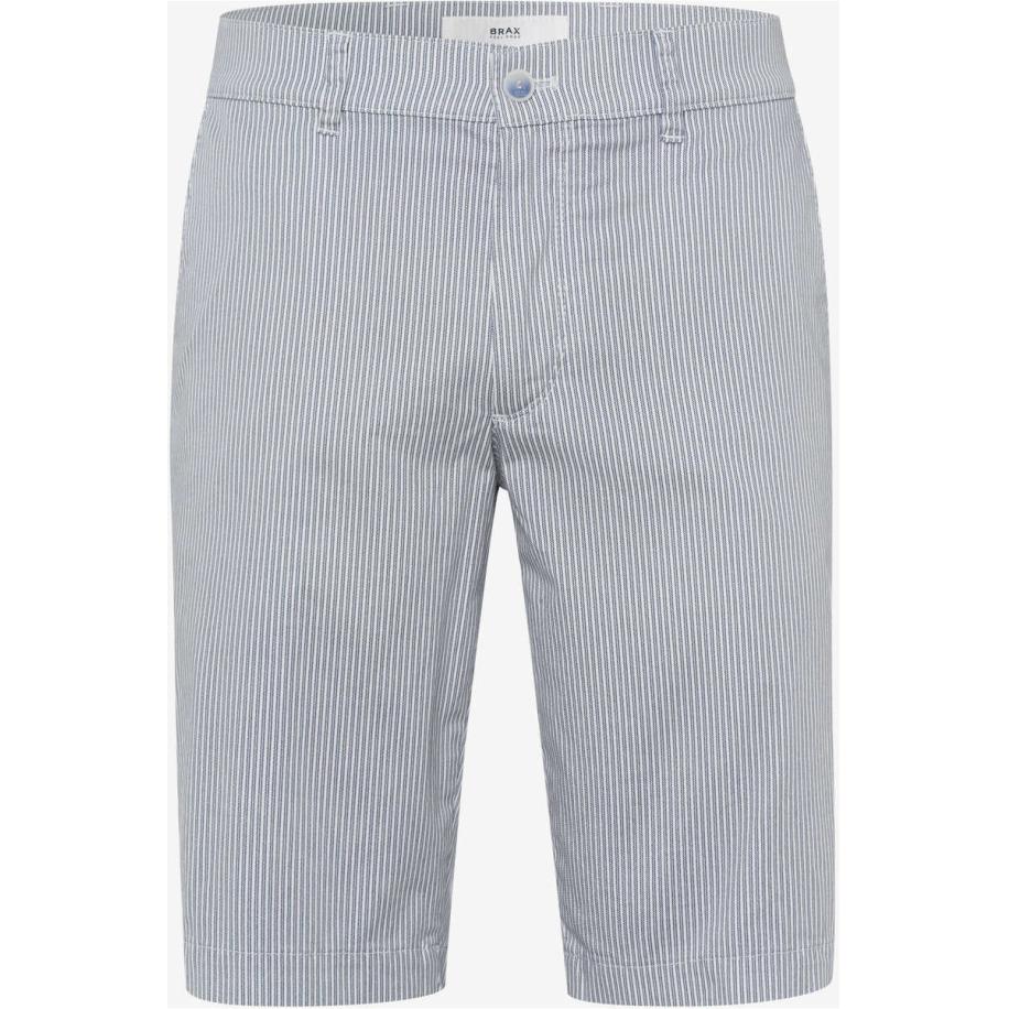 Brax Casual Bermuda sky, Effen Blauw