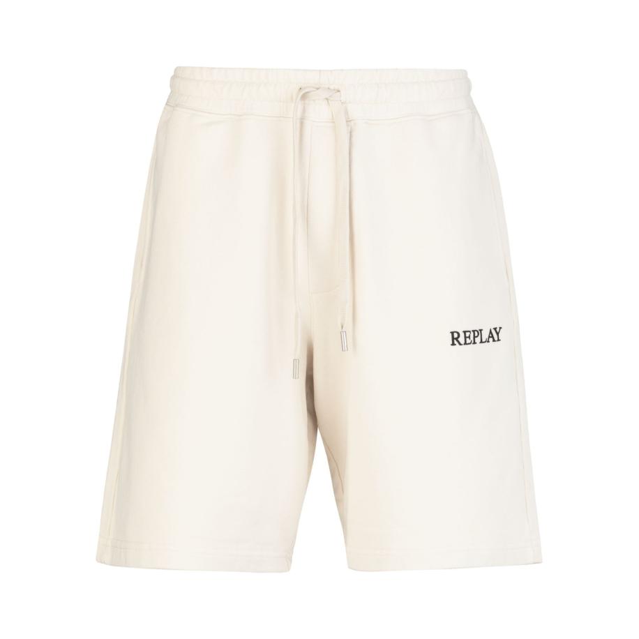 Replay REPLAY Broek FELPA zwart / wolwit -