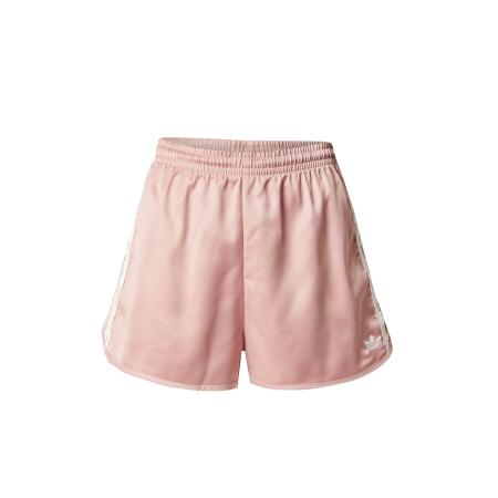 Adidas ADIDAS ORIGINALS Broek adidas Originals Satin Shorts Ruffle rosa / wit