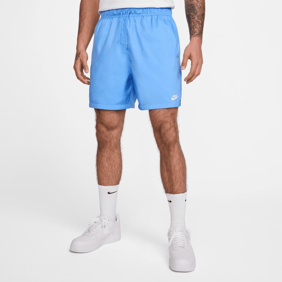 Nike Club Geweven flowshorts voor heren - Blauw Blauw