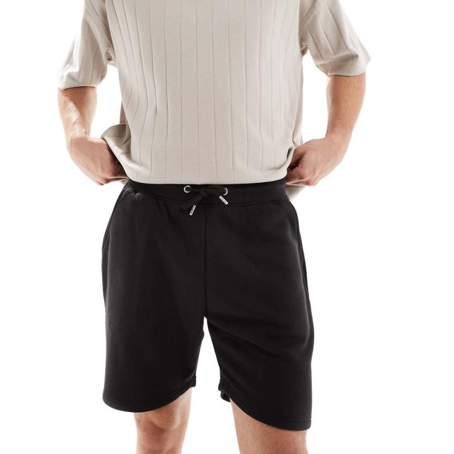 DTT - Jersey short in zwart Zwart