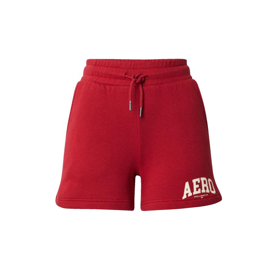 Aeropostale AÉROPOSTALE Broek robijnrood / wit -