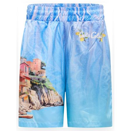 carlo colucci Carlo Colucci Broek Eichacker blauw / hemelsblauw / lichtbruin / lichtgrijs