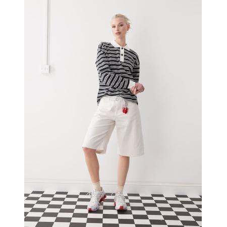 Monki Utility jort in beige-Neutraal