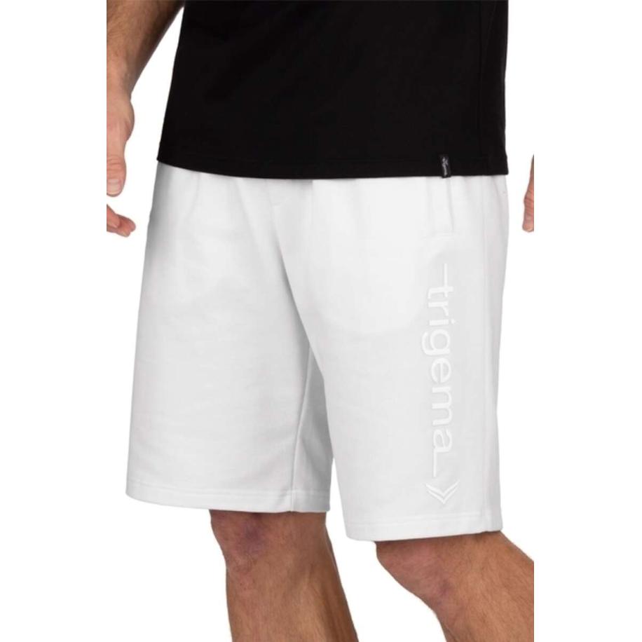 TRIGEMA Bermuda wit, Effen Wit