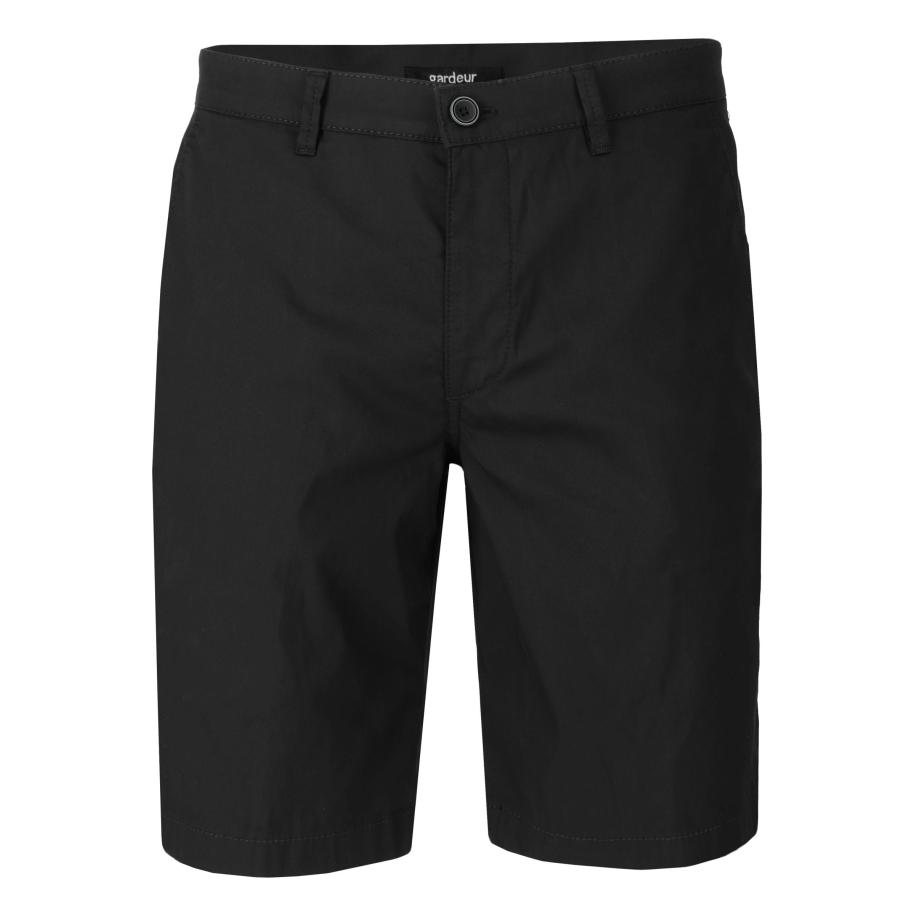 gardeur Jasper Bermuda zwart, Effen Zwart