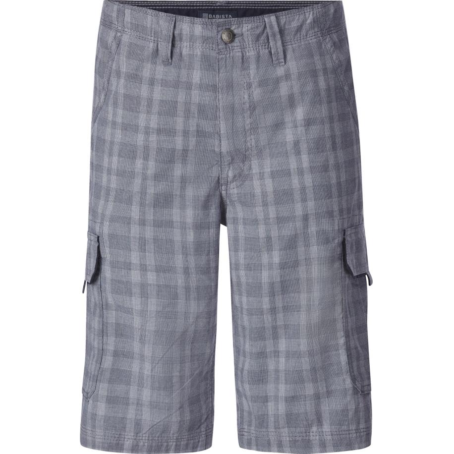 BABISTA Bermuda blauw, Ruit Blauw