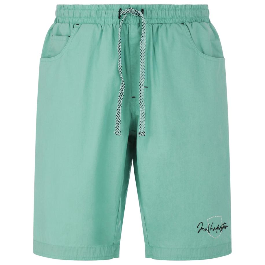 jan vanderstorm Jan Vanderstorm Broek Ramtan turquoise / zwart -