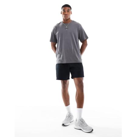 Hollister - Icon - Fleece short van 8 inch in zwart