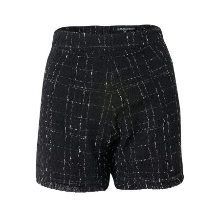 KOROSHI KOROSHI Broek zwart / wit