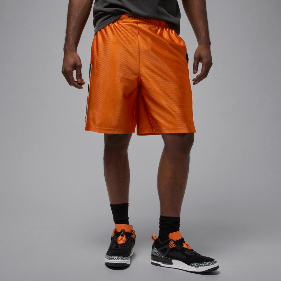 Jordan Brooklyn Cat Scratch herenshorts - Oranje Oranje