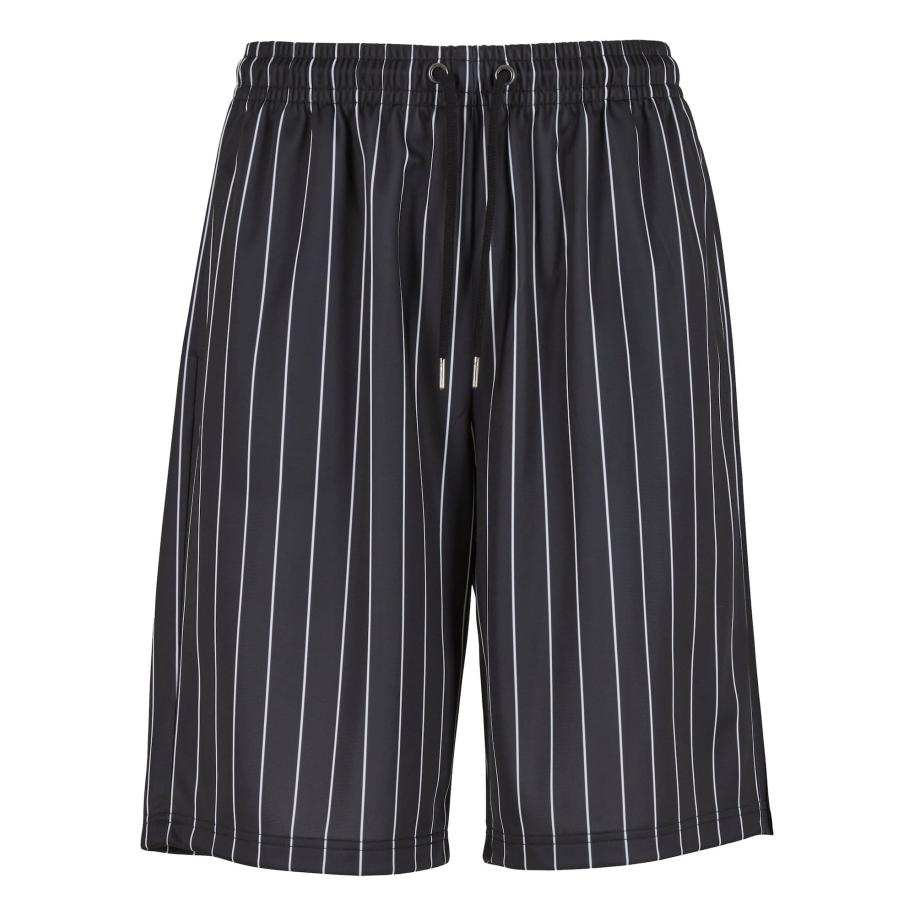 Urban Classics Urban Classics Broek zwart / wit -