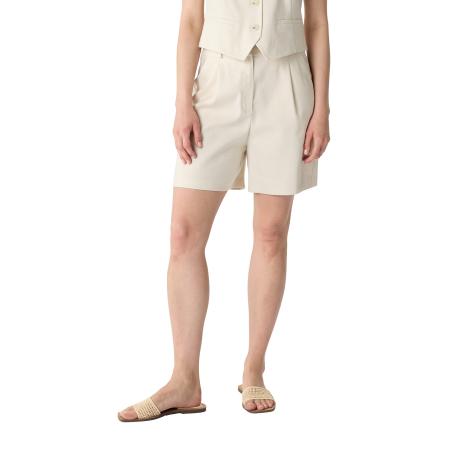 Comma COMMA Bandplooibroek ecru