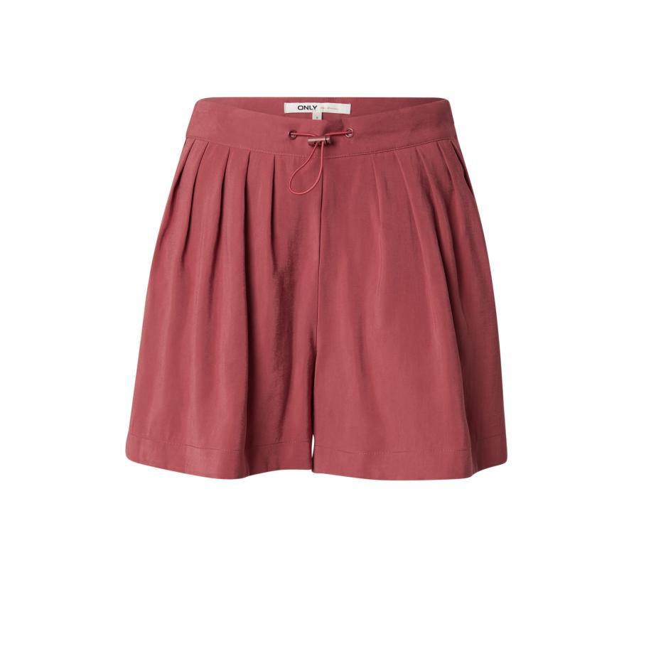 Only ONLY Bandplooibroek ONLNICA wijnrood -