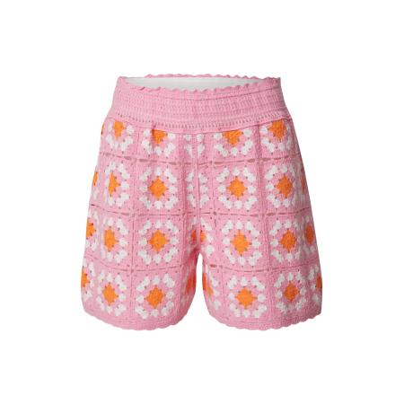 Only ONLY Broek ONLAMARI oranje / rosa / wit