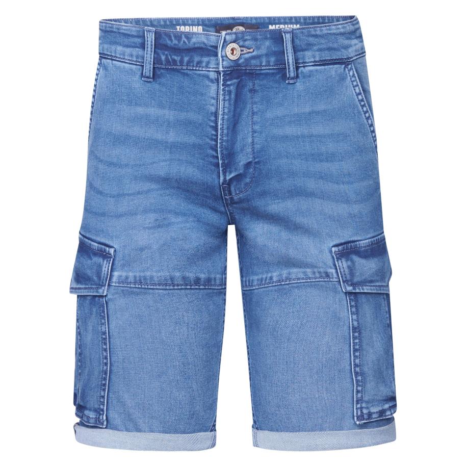 Petrol Industries Torino Korte jeans, Effen -