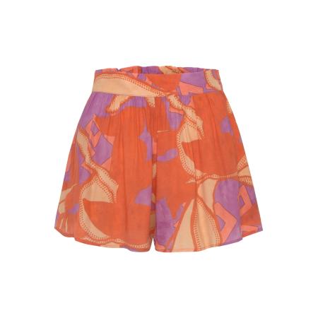 Lascana LASCANA Broek lila / oranje / donkeroranje