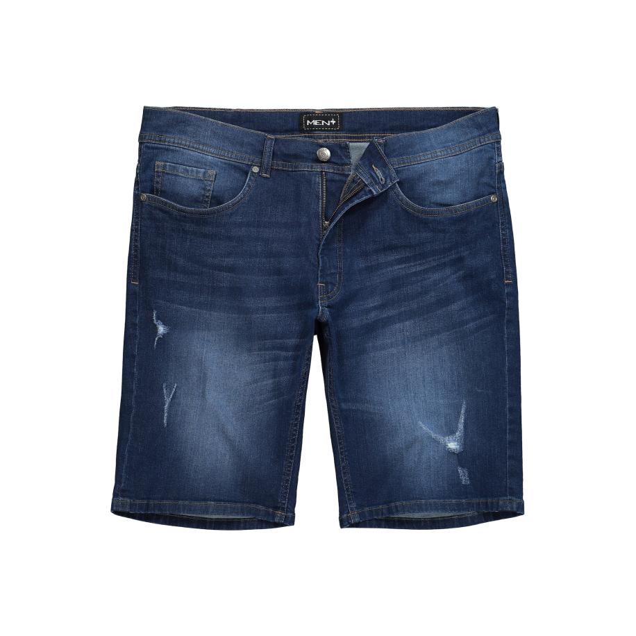men plus Men Plus Jeans Bermuda blauw -