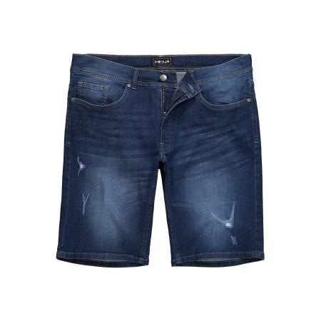 men plus Men Plus Jeans Bermuda blauw