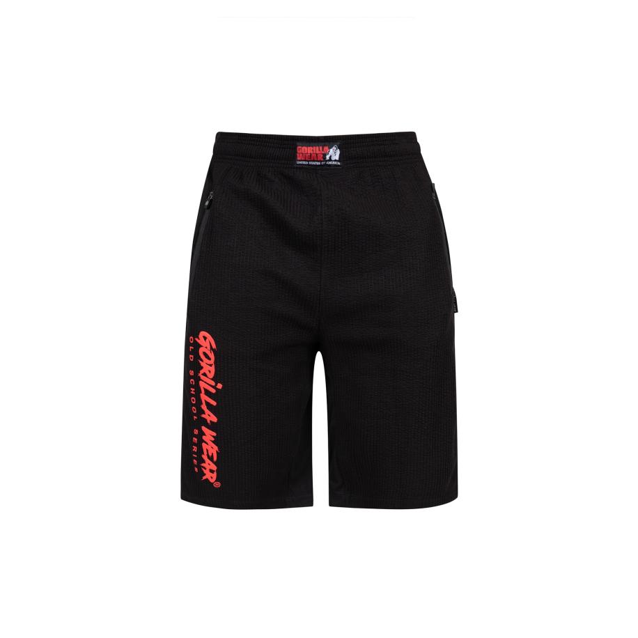 Gorilla Wear Gorilla Wear Broek Augustine Old School rood / zwart / wit -