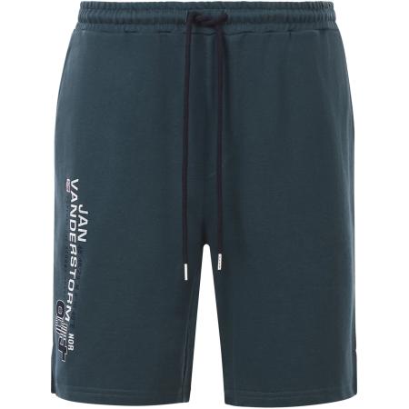 jan vanderstorm Jan Vanderstorm Broek Permarsen petrol / wit