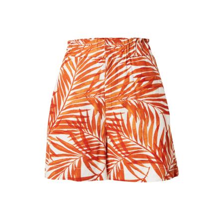 Only ONLY Broek LISA oranje / wit