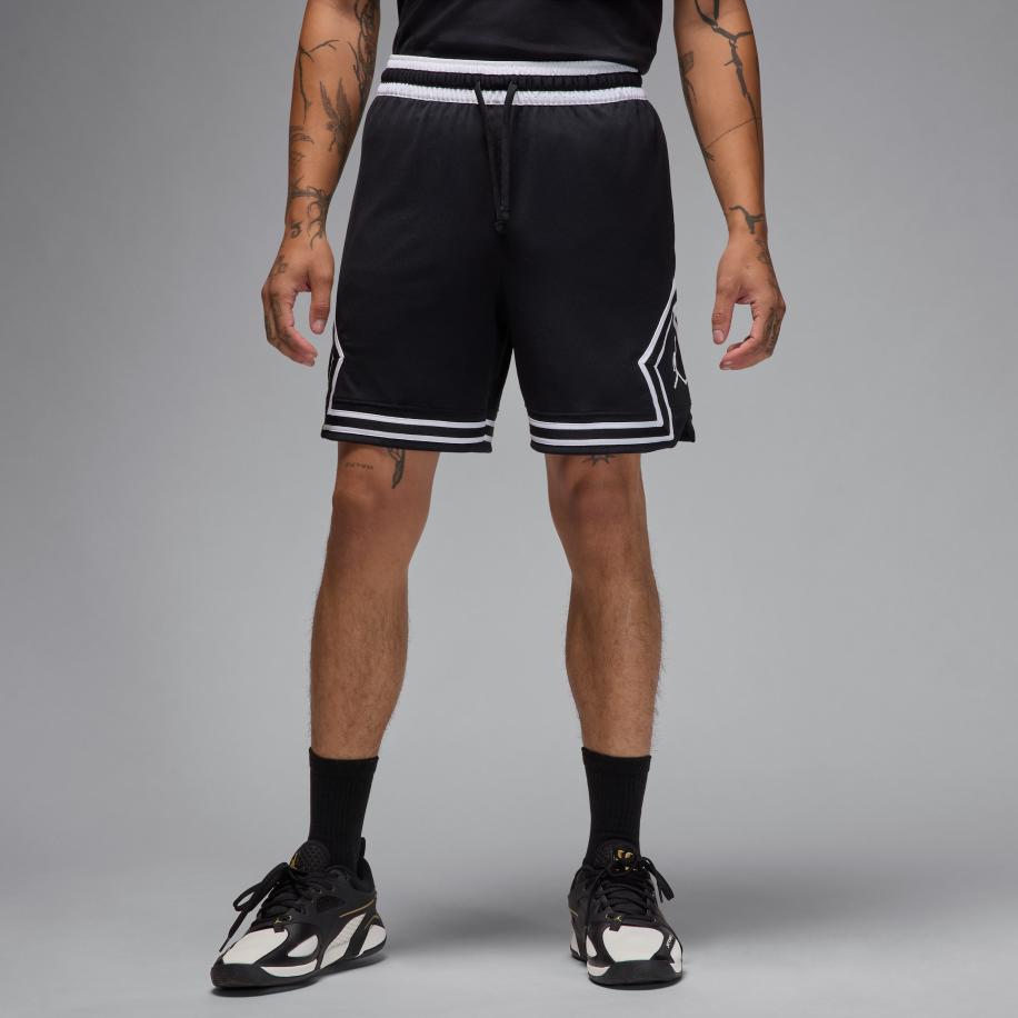 Jordan Sport Diamond herenshorts van mesh met Dri-FIT - Zwart Zwart