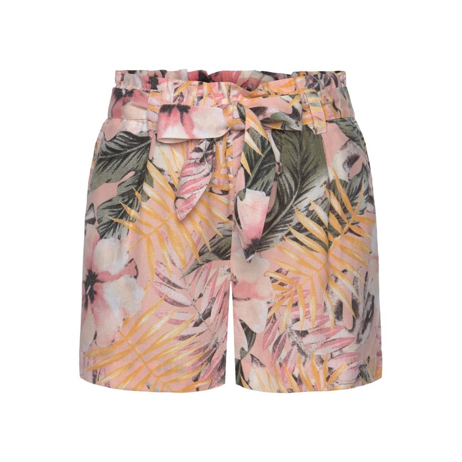 Lascana LASCANA Broek geel / groen / rosa -
