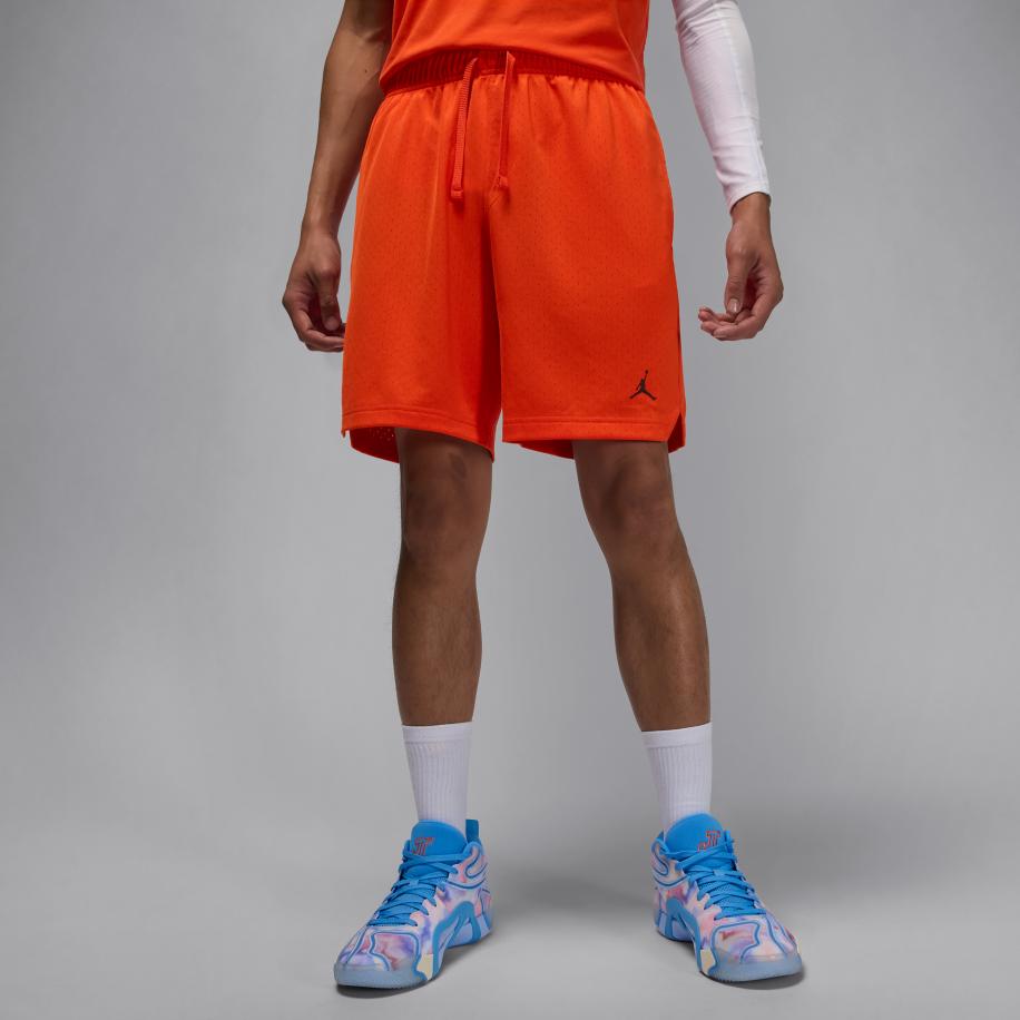 Jordan Sport mesh shorts met Dri-FIT voor heren - Oranje Oranje