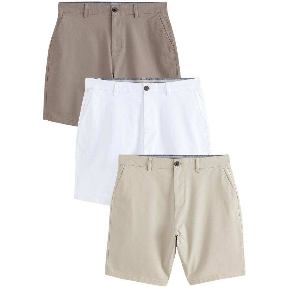 Next Next Chino ecru / aardetinten / wit -