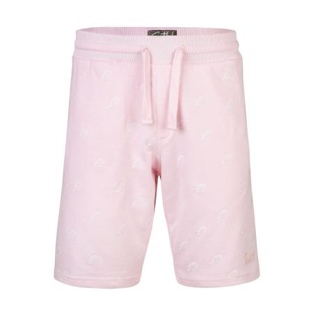 SPITZBUB Broek Walter rosa / wit