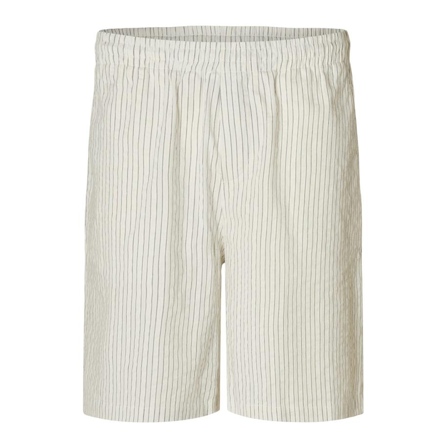 Selected SELECTED Broek SLHAce crème / marine -