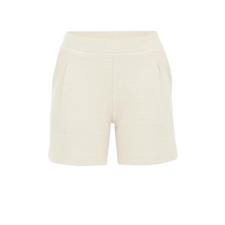 WE Fashion WE Fashion Bandplooibroek beige -