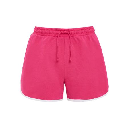 Threadbare Threadbare Broek Freddie fuchsia / wit