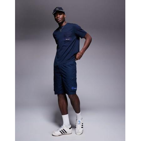 Marshall Artist - Seafield - Cargoshort in marineblauw