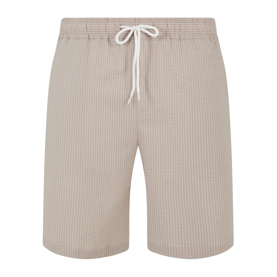 Urban Classics Urban Classics Broek Seersucker grijs / greige -