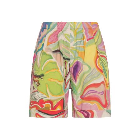 Deha DEHA Broek beige / geel / groen / rood