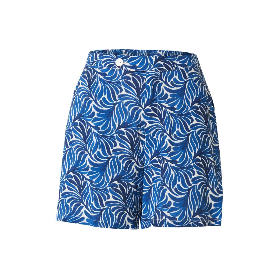 Only ONLY Broek ONLNOVA blauw / donkerblauw / wit -